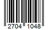 Barcode 27041048