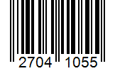 Barcode 27041055