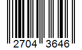 Barcode 27043646