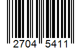 Barcode 27045411