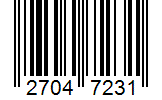 Barcode 27047231