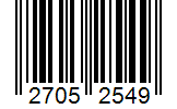 Barcode 27052549