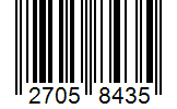 Barcode 27058435