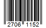 Barcode 27061152