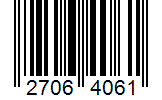 Barcode 27064061