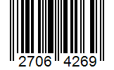Barcode 27064269