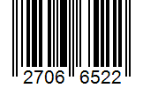 Barcode 27066522