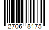 Barcode 27068175