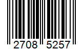 Barcode 27085257
