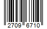 Barcode 27096710