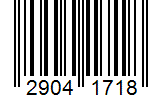 Barcode 29041718