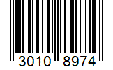 Barcode 30108974