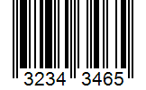 Barcode 32343465