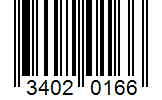 Barcode 34020166