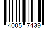 Barcode 40057439