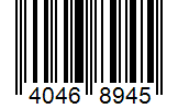 Barcode 40468945