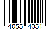 Barcode 40554051