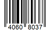 Barcode 40608037