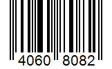 Barcode 40608082
