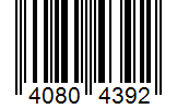 Barcode 40804392