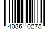 Barcode 40860275