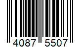 Barcode 40875507