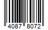 Barcode 40878072