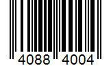 Barcode 40884004