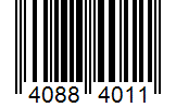 Barcode 40884011