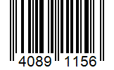 Barcode 40891156