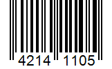 Barcode 42141105