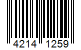 Barcode 42141259