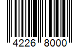 Barcode 42268000