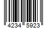 Barcode 42345923