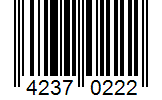 Barcode 42370222