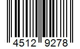 Barcode 45129278