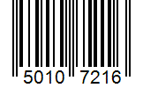 Barcode 50107216