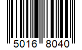 Barcode 50168040