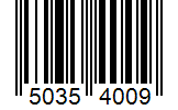 Barcode 50354009