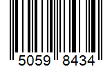 Barcode 50598434
