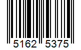 Barcode 51625375