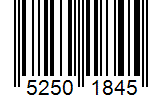 Barcode 52501845