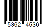 Barcode 53624536