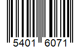Barcode 54016071