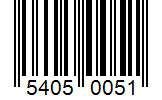 Barcode 54050051