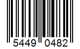 Barcode 54490482