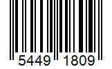 Barcode 54491809
