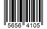 Barcode 56564105