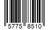 Barcode 57758510