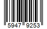 Barcode 59479253